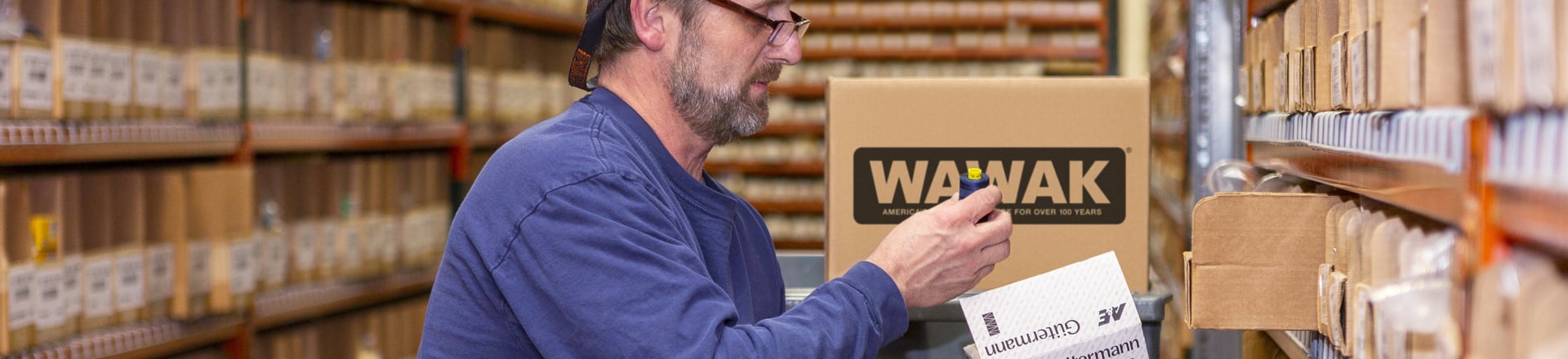 WAWAK Sewing Supplies Warehouse Picking Gutermann Thread Order