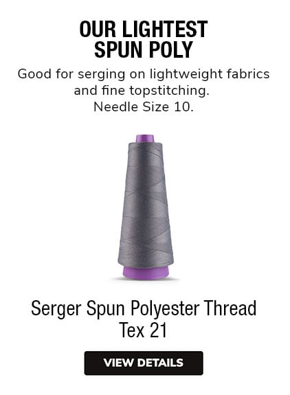 Polyester Serger Thread Tex 21