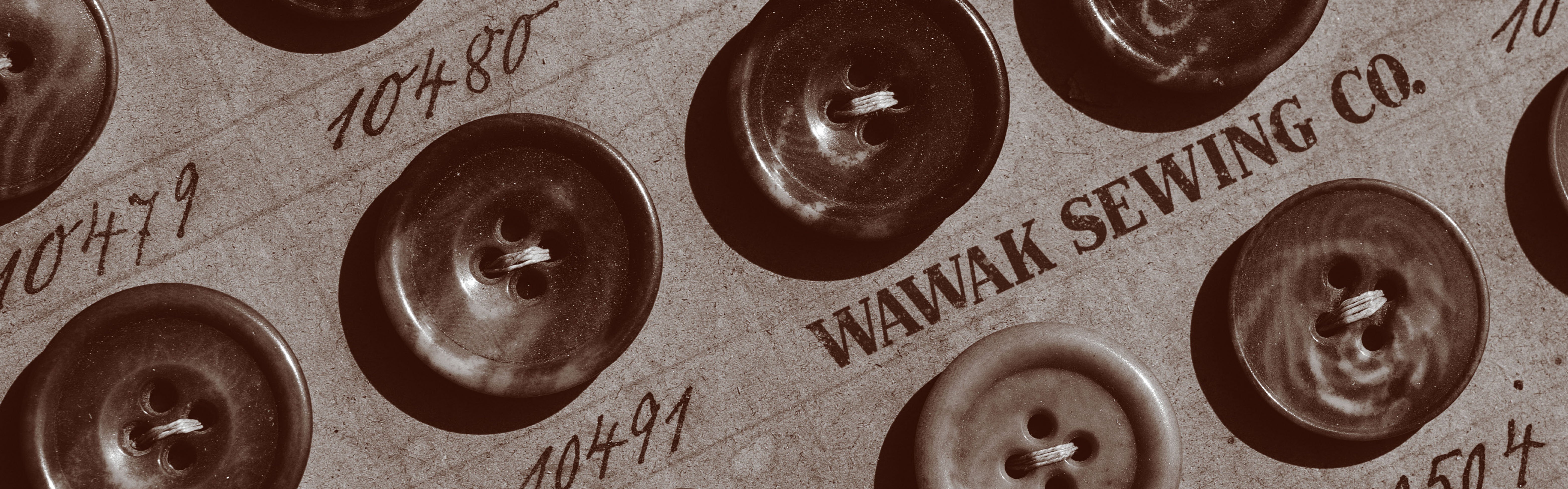 WAWAK Sewing Co. Vintage Button Chart