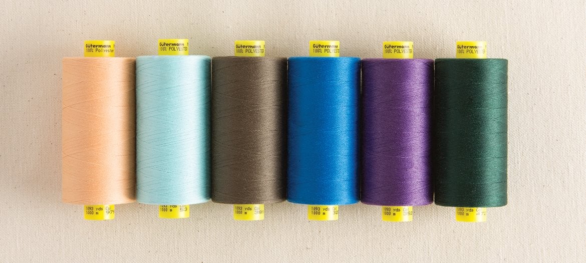 Gutermann Mara 100 All-Purpose Thread Spool - 1000m - Choice of Neutral  Colors - Stonemountain & Daughter Fabrics