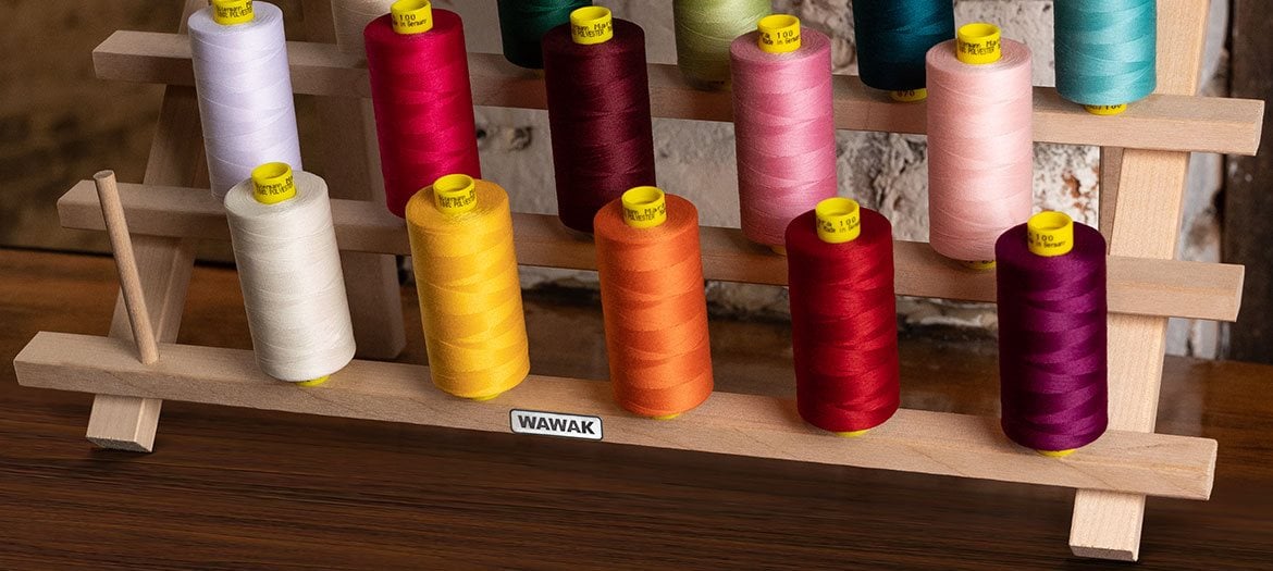 WAWAK Thread Rack with colorful spools of thread