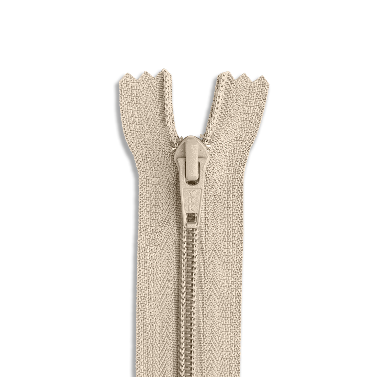YKK #5 10 Nylon Coil Non-Separating Pant / Skirt / Dress / Boot / Bag /  Upholstery Zipper - Beige (572)