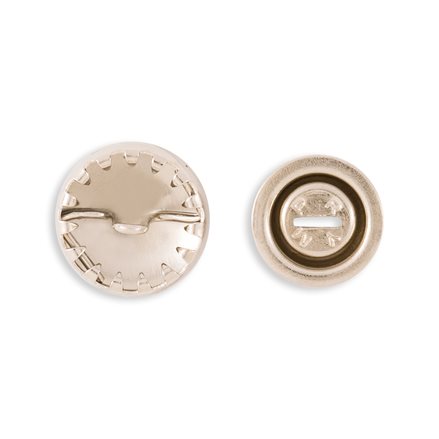 Round Cover Button Kit - Size 24L / 15mm - 5/8 - 6/Pack