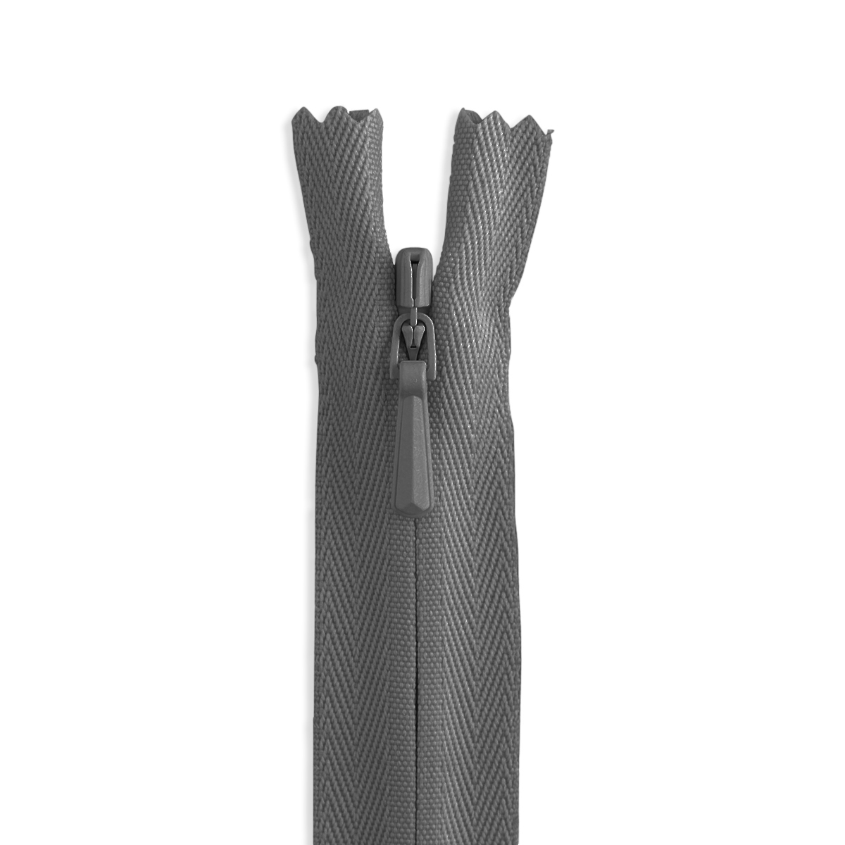 White Nylon Invisible Zipper for Sewing, 13 Inch Bulk Hidden Zipper  Supplies; by Mandala Crafts 