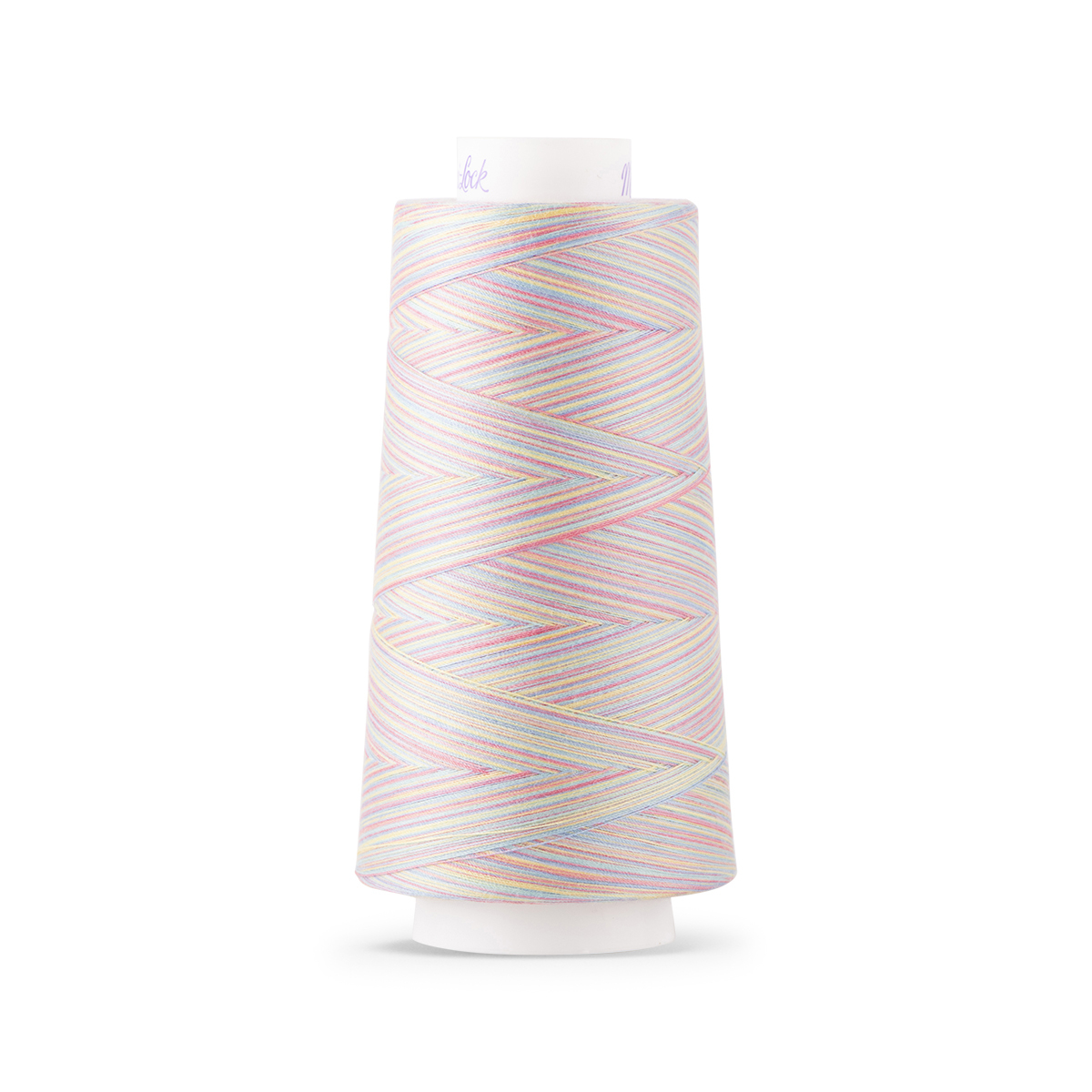 Serger Thread, All-Purpose Thread for Sewing, Rainbow Thread, Variegated Polyester Sewing Thread, 4 Cones of 3000 Yards Each Spool Thread for Sewing