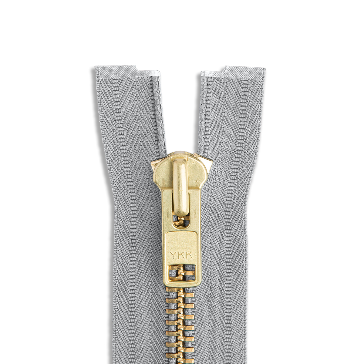 1pc #10 Metal Brass Golden Open-End Separating Jacket Metal Zipper Heavy  Duty Metal Zippers 22-34 Inch For Jackets Sewing Coats Crafts DIY Handmade  Re