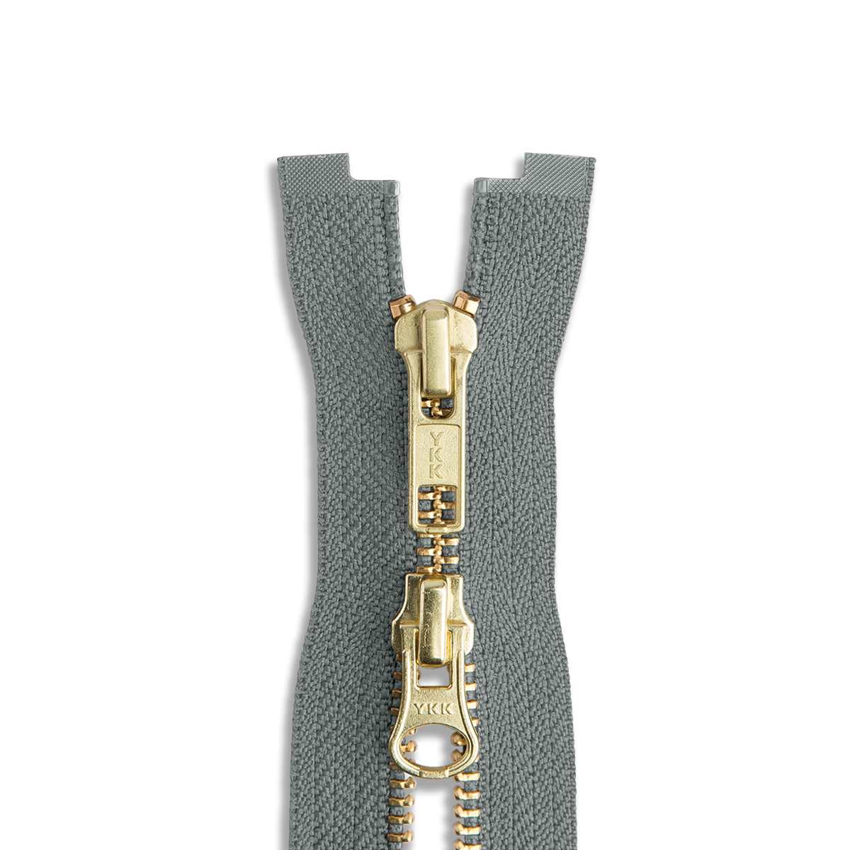 5# 70/90cm Metal Long Zipper Double Slider Two-Way Zip for Jackets