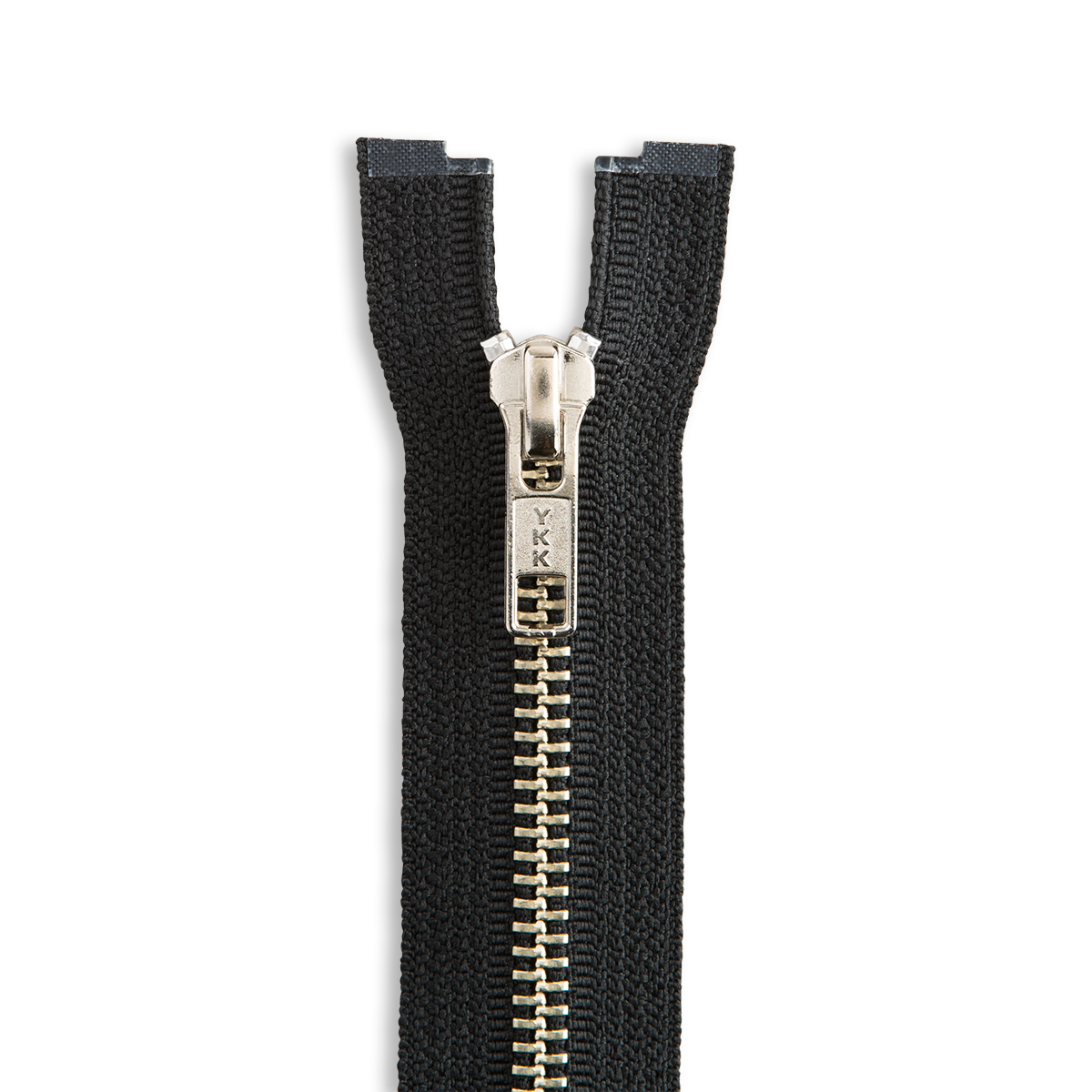 YKK #5 11 Nickel Pant Zipper - Black (580)