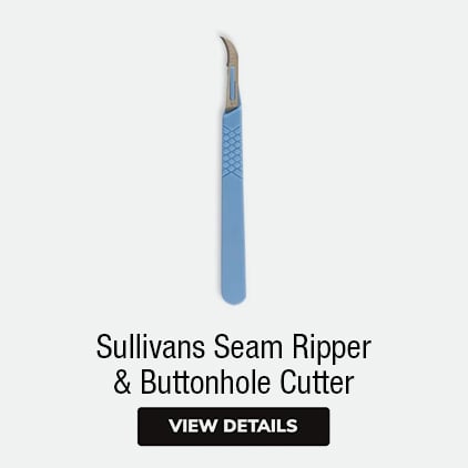 SEAM-FIX DOUBLE SEAM RIPPER WITH THREAD REMOVER//2 SIZES OF BLADES