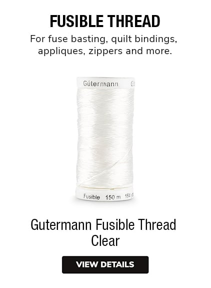 Gutermann Fusible Thread 164 yds. Clear