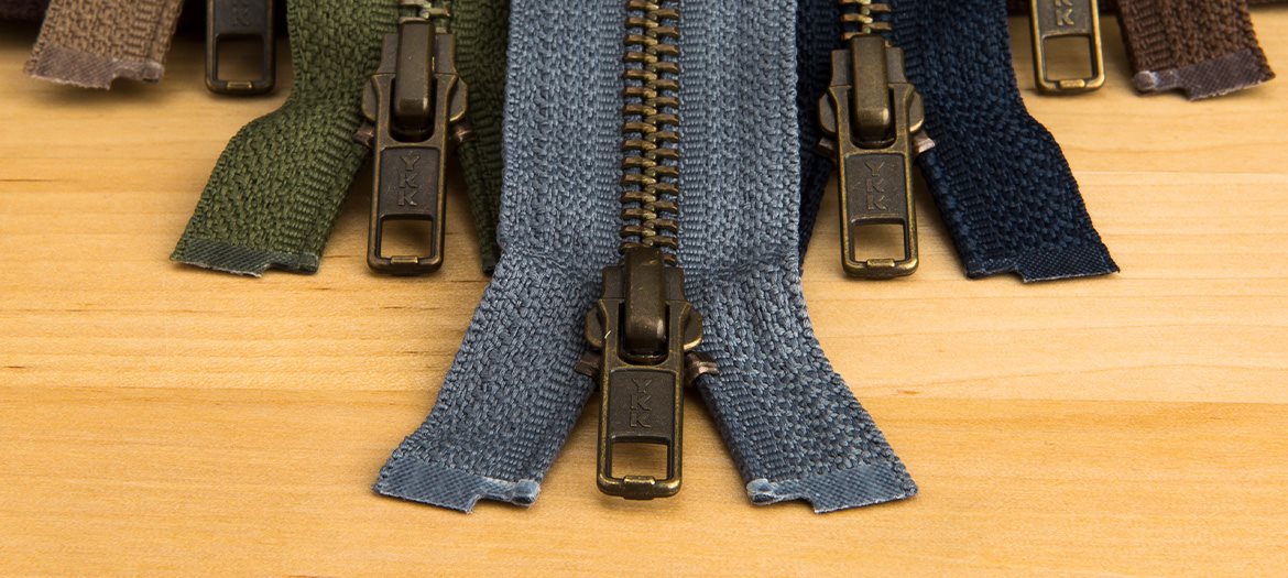 YKK #5 Nickel Jacket Zipper - WAWAK Sewing Supplies