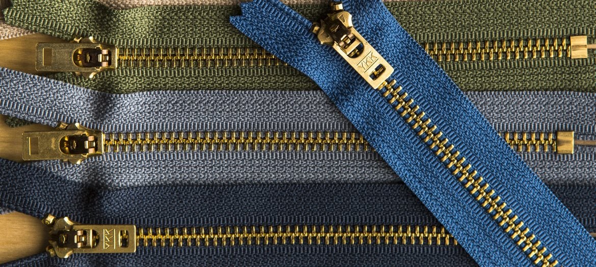 WAWAK Sewing Supplies YKK Brass Pant Skirt Dress Zippers