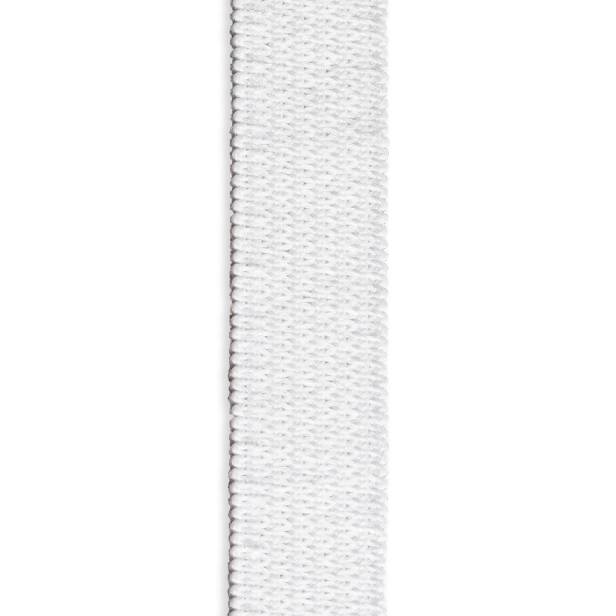 Knitted Non-Roll Elastic 3/8 White