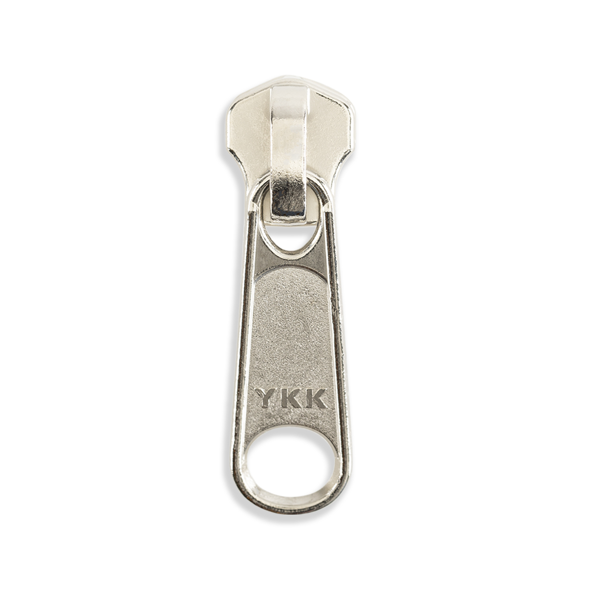 YKK Antique Silver Open Trapezoid Metal Zipper Pull - #5 - Zipper Pulls -  Zippers - Notions