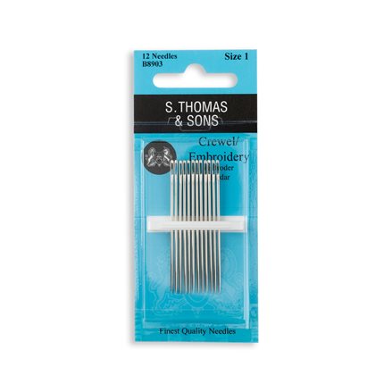S. Thomas & Sons Crewel Embroidery Hand Needles