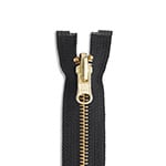 Reversible Brass Jacket Zippers | Reversible Separating Brass Jacket Zippers | Reversible YKK Brass Jacket Zippers