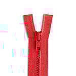One-Way Plastic Jacket Zippers | 1 Way Separating Plastic Jacket Zippers | One-Way YKK Plastic Jacket Zippers