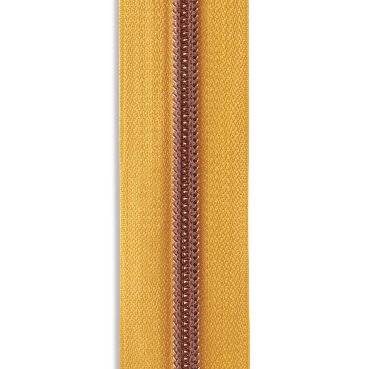 3 Rose Gold Metallic Nylon Coil Continuous Zipper Rolls 3 yds.