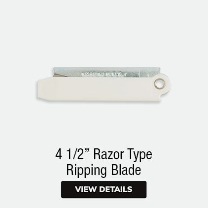 razor type ripping blade