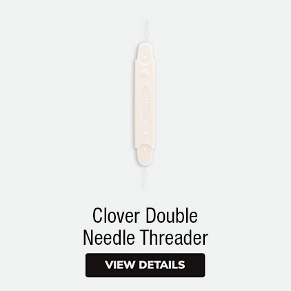 Clover Double Needle Threader