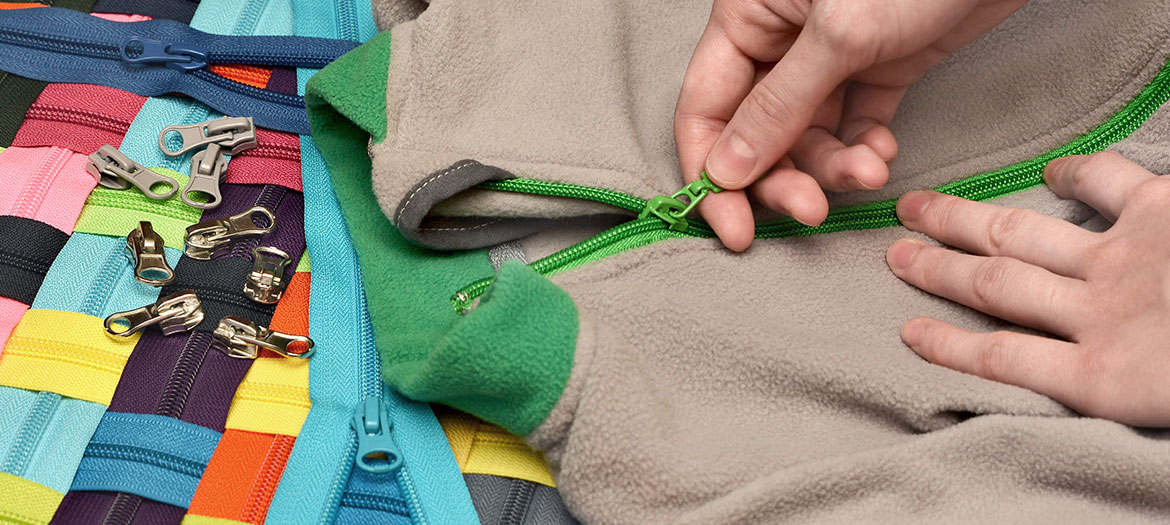 Metal Zipper Pull Replacements - 2/Pack - WAWAK Sewing Supplies