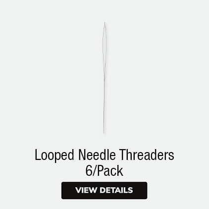 Looped Needle Threaders - 6/Pack - WAWAK Sewing Supplies