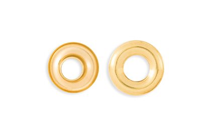 Grommet Kits available with Nickel or Brass Grommets