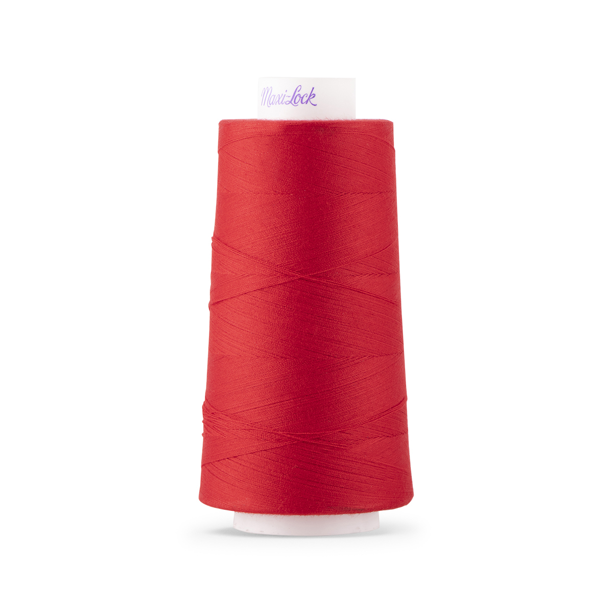 6000 Yards 100% Spun Polyester Cone Serger Thread Red , Choose Pack Quantity