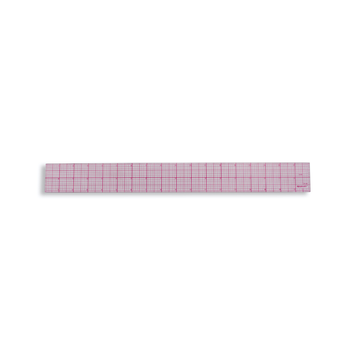 Westcott Beveled Plastic Ruler - 1 x 6