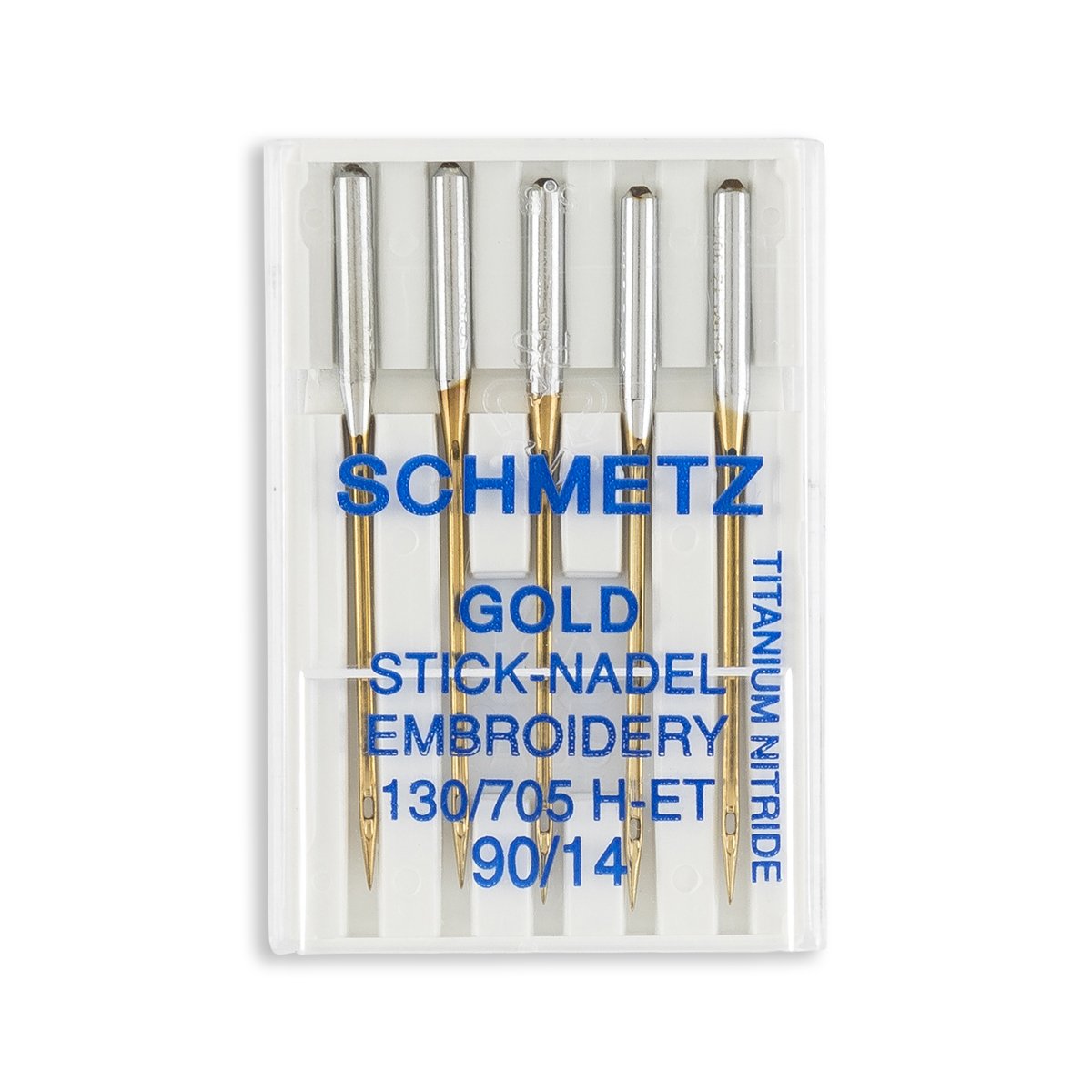 Schmetz Gold Embroidery Machine Needles-Size 14/90 5/Pkg, 1 count - Kroger