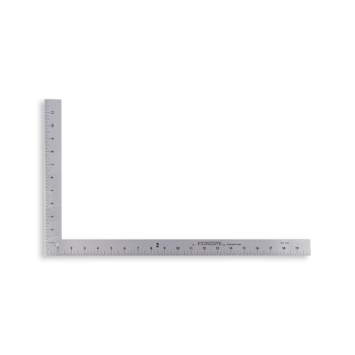 Straight Edge Metal Tailor Ruler - 15 X 1 1/4