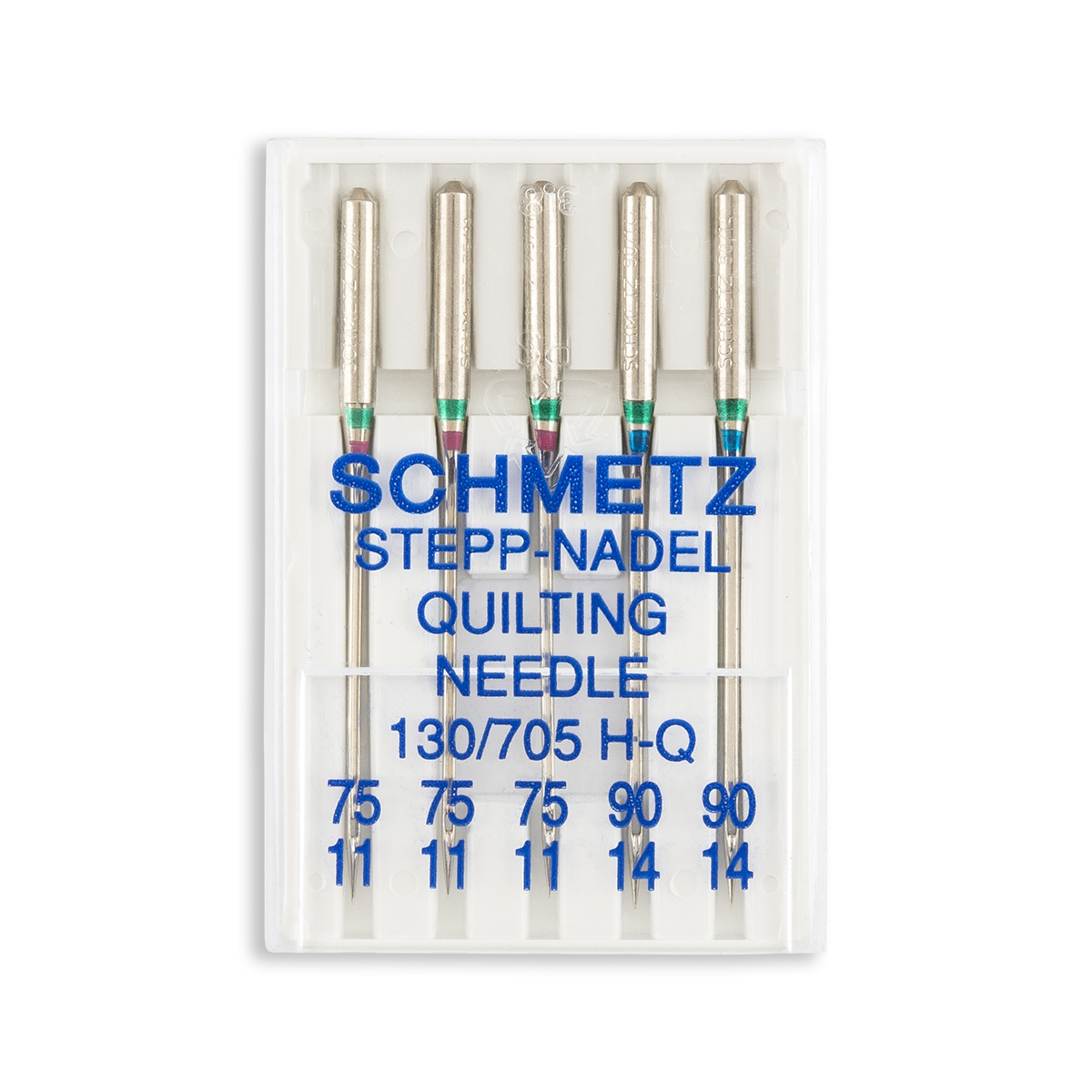 Packs of 5 by Schmetz Schmetz QUILTING Needle Range Thickest 90/14 - Various Sizes 