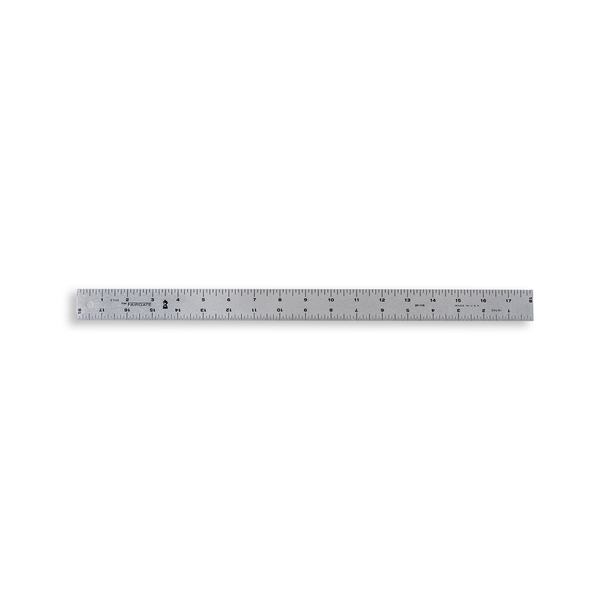 Straight Edge Metal Tailor Ruler - WAWAK Sewing Supplies