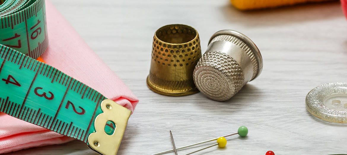 Leather Thimble, Clover : Sewing Parts Online