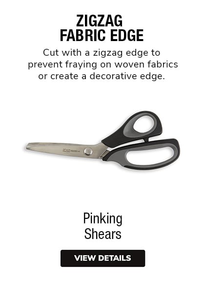 Great Choice Products Pinking Shears Scissors For Fabric, Craft Scissors  Decorative Edge, Zig Zag