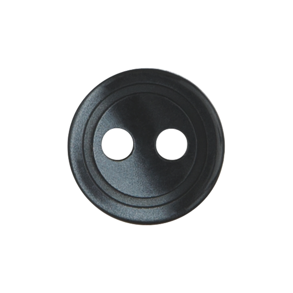 2 Hole Black Buttons 1/2 inch (15 pcs)
