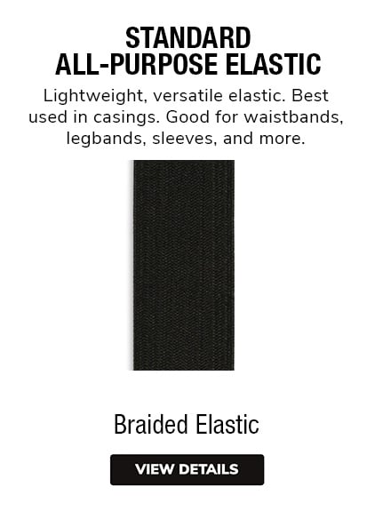 MJTrends: Elastic: knit 1 inch wide non-roll