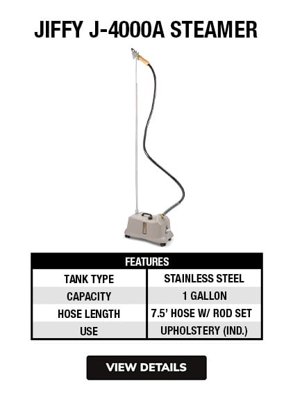  Jiffy Steamer Pro-Line Upholstery W/ Metal Head - (J-4000A)