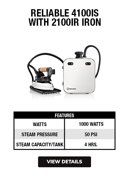 Reliable 4100IS Steam Iron and Mini Boiler