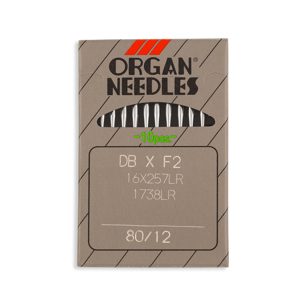 Organ Leather Point Needles 16x257, DBxF2, 16x257LR, 1738LR