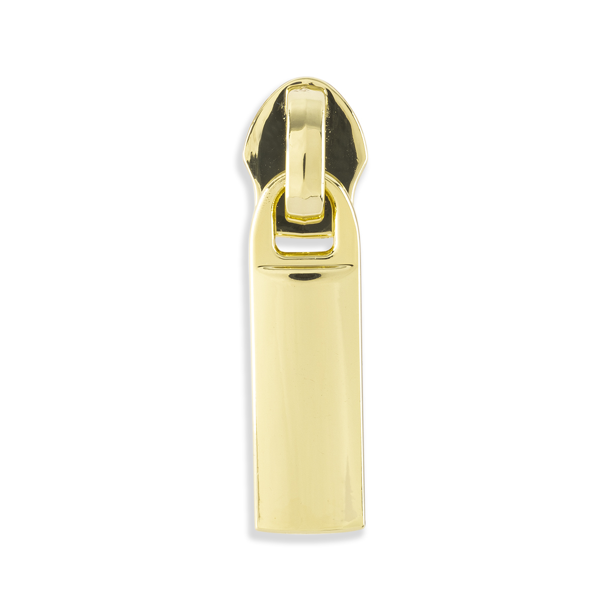 5 Metallic Nylon Rectangle Zipper Pulls | WAWAK