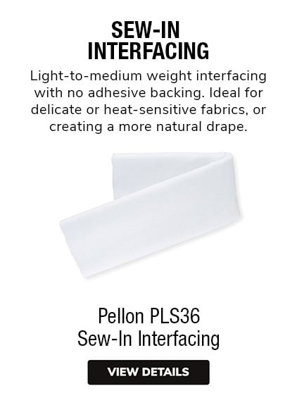 PLF36 Lightweight Fusible Interfacing, White, 15 x 3 Yards (4