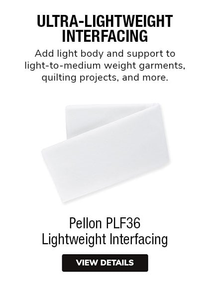 Fusible Interfacing - Lightweight White