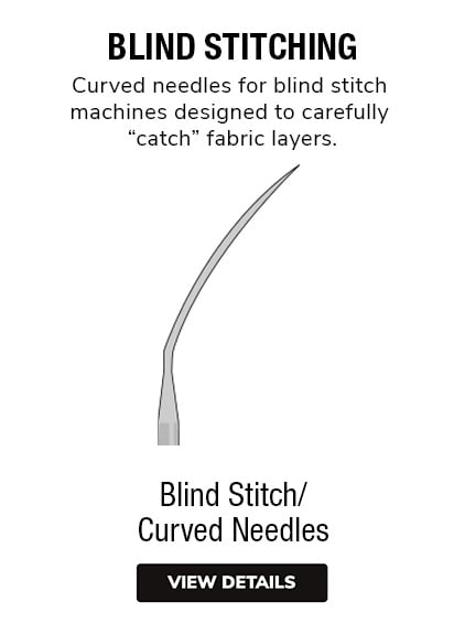 Schmetz Blindstitch (Curved) Needles - 75/11 - mrsewing