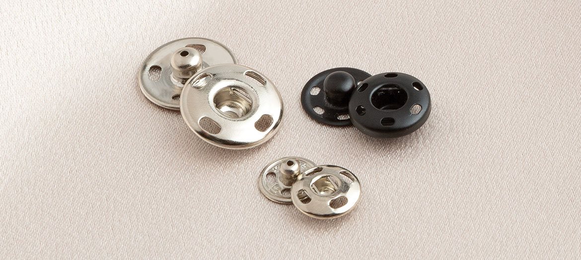 Round Magnetic Snaps - 1 Set/Pack - WAWAK Sewing Supplies