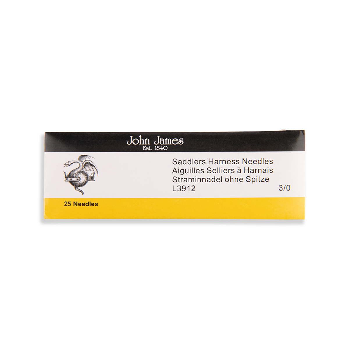 John James Saddlers Hand Needles - 25/Pack - WAWAK Sewing Supplies