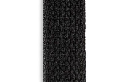 Black Two inch Nylon Webbing - Upholstery Notions - Sewing Supplies