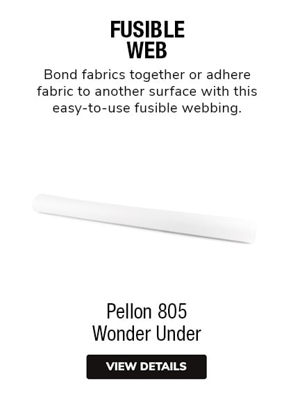 Pellon 805 Wonder Under-Adhesive - 15 x 2 yds. - White - WAWAK