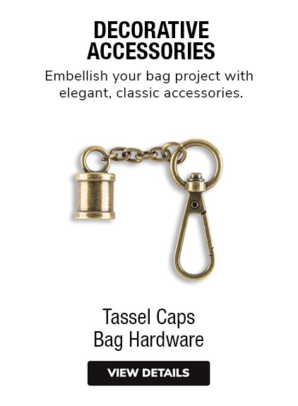 Decorative Accessories Bag Hardware | Embellish your bag project with elegant, classic accessories. 