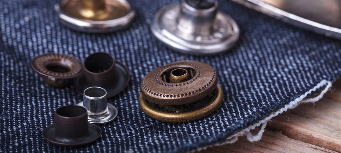 How to attach jeans buttons 